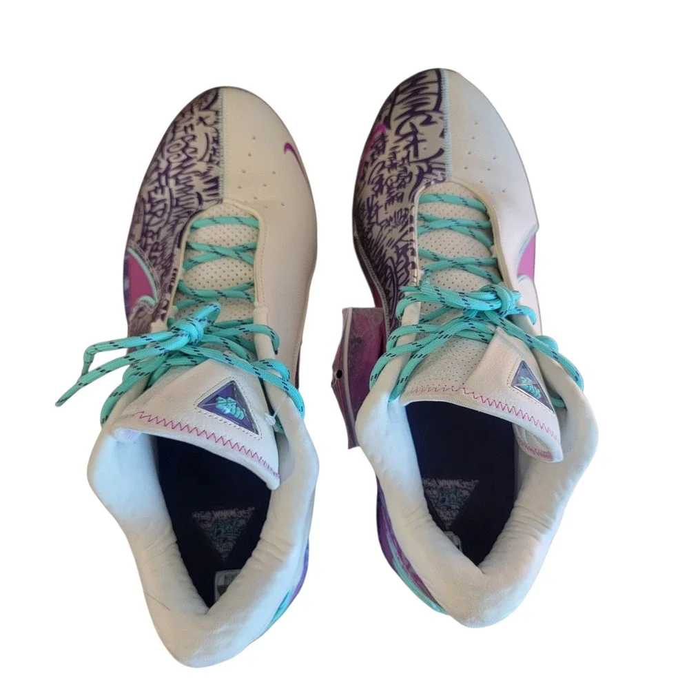 Nike LeBron 22 Frozen Grapes Rare Sz 17 NWOB Basketball Shoes Purple HV8454-001